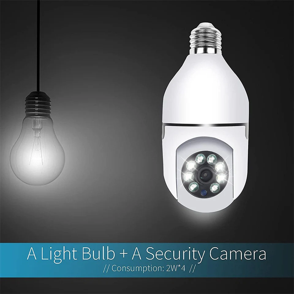 light bulb surveillance cameras