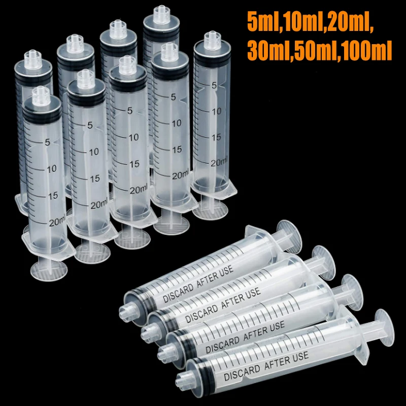 

5ml/10ml/20ml/30ml/50ml/100ml Syringe Without Needle Screw Storage Crimp Dispensing Lock syringe