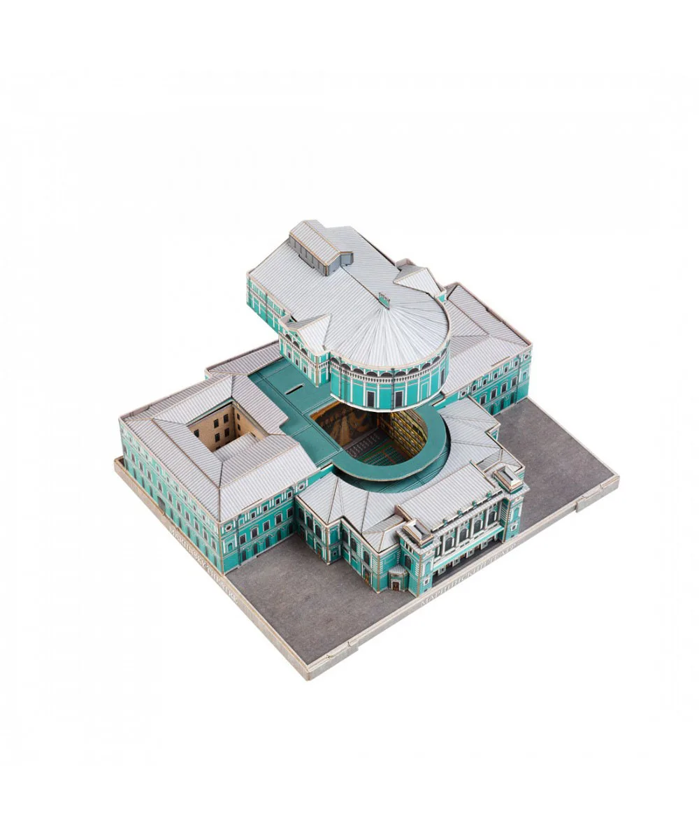 535 Мариинский театр. Санкт-Петербург в миниатюре. Модель из картона. Умная бумага.