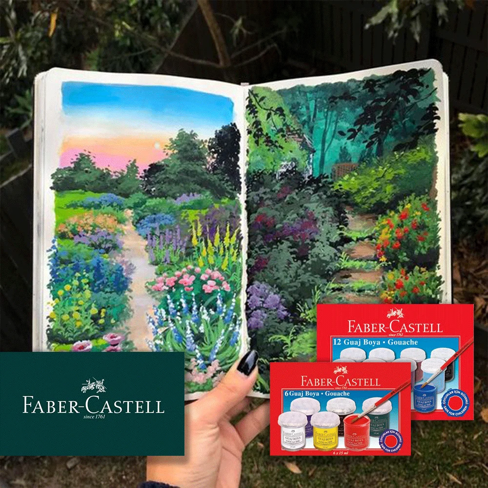 Faber-Castell Gouache Paint 6 - 12 Colours | Water Color