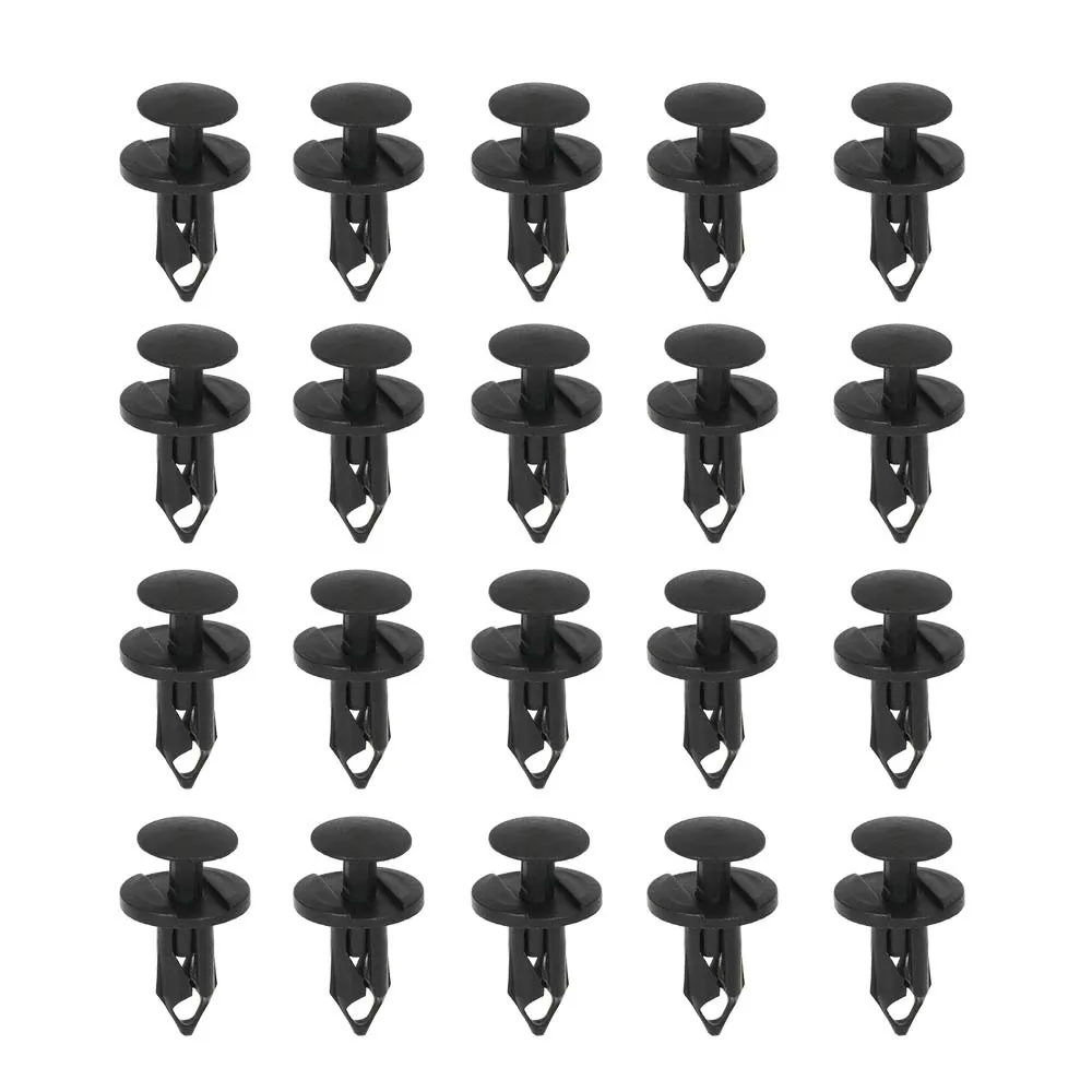 

6x Size 190Pcs Auto Fastener Clips Vehicle Retainer Rivet Door Panel Fender Liner Bumper Fender Trim Plastic MotoCycle Clips