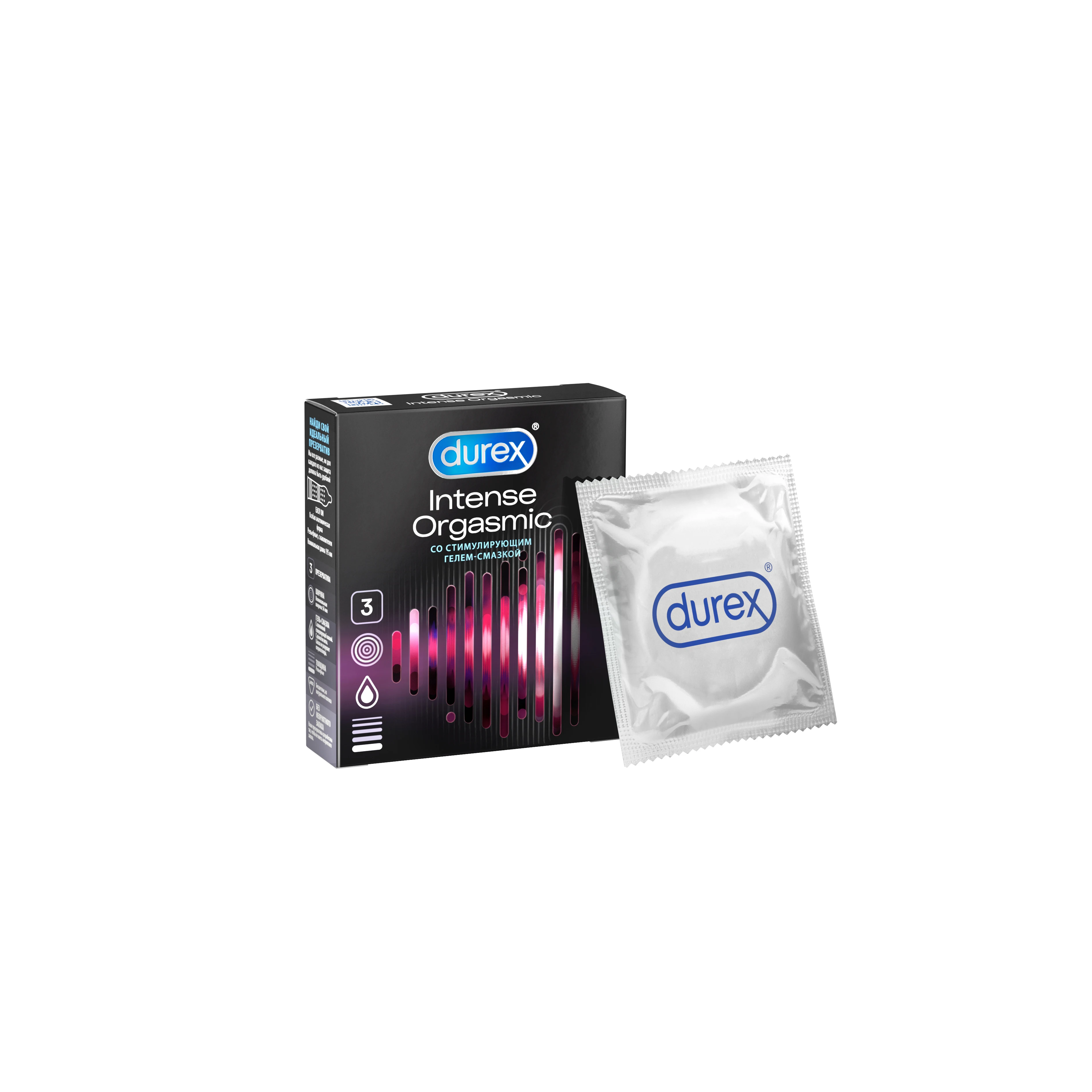 Презервативы DUREX Intense Orgasmic №3 | Красота и здоровье