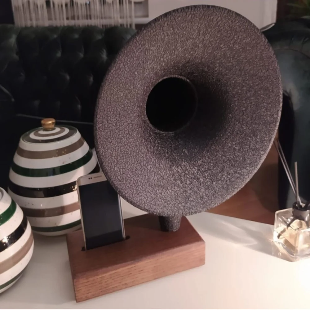 Новинка 2020 г. граммофон для телефона деревянная музыкальная шкатулка в стиле