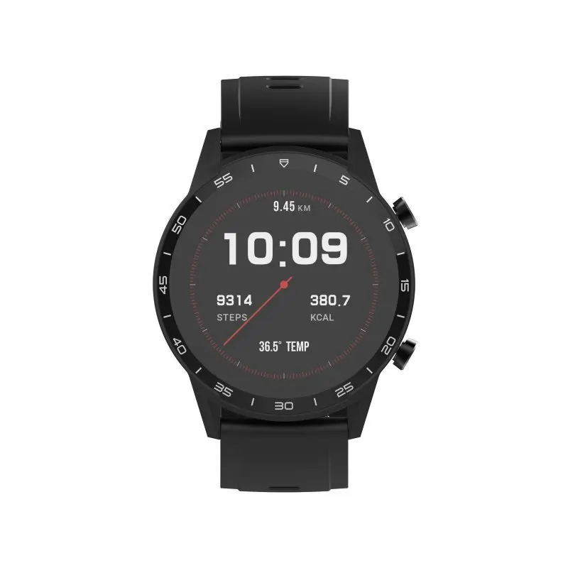 Часы Unotec Round Series 6 с Bluetooth, черные водонепроницаемые часы 5,0,  мультиспортивный режим IP68 | Электроника | АлиЭкспресс