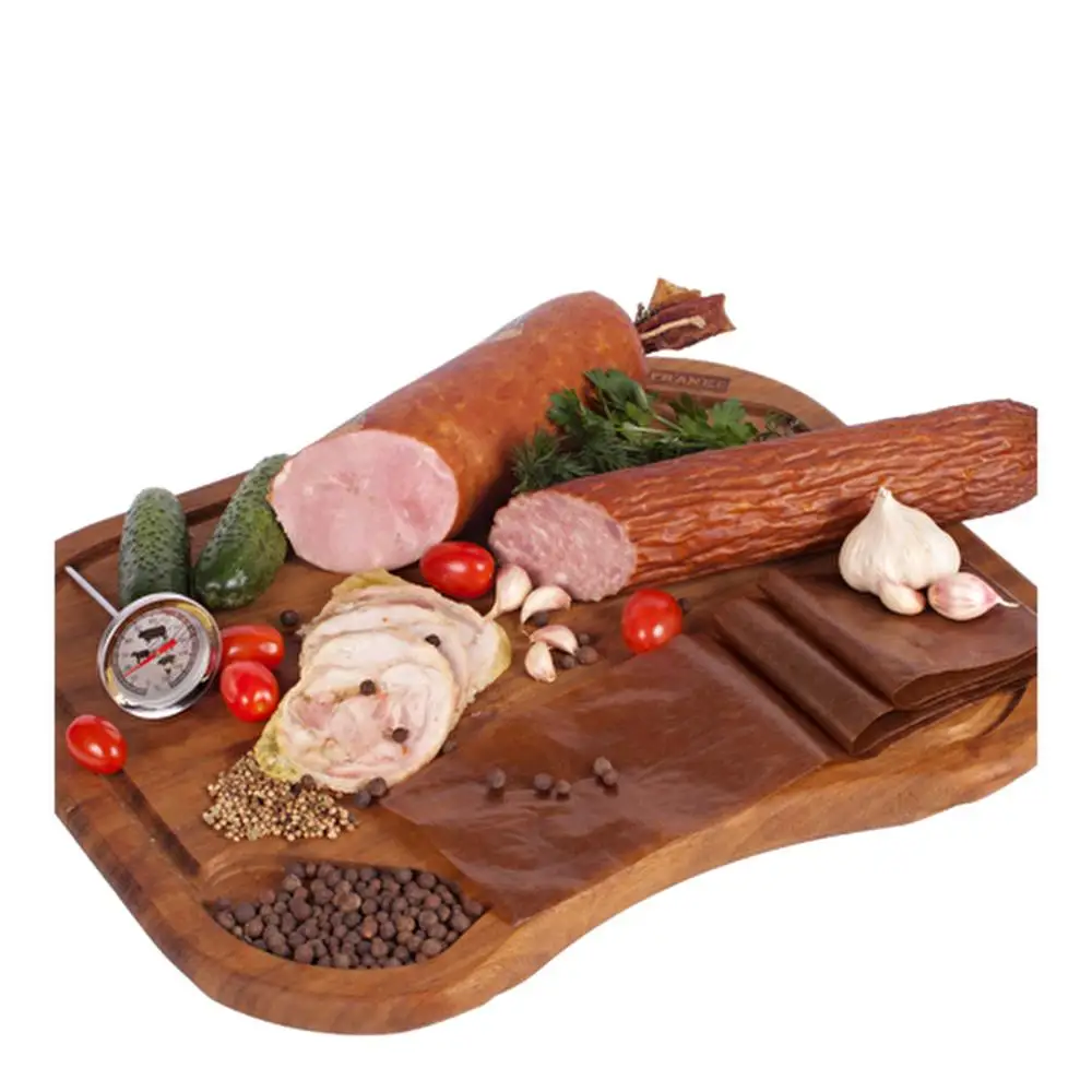 Оболочка для колбасы коллагеновая(белковая) Ø 55 мм. Для копчения запекания