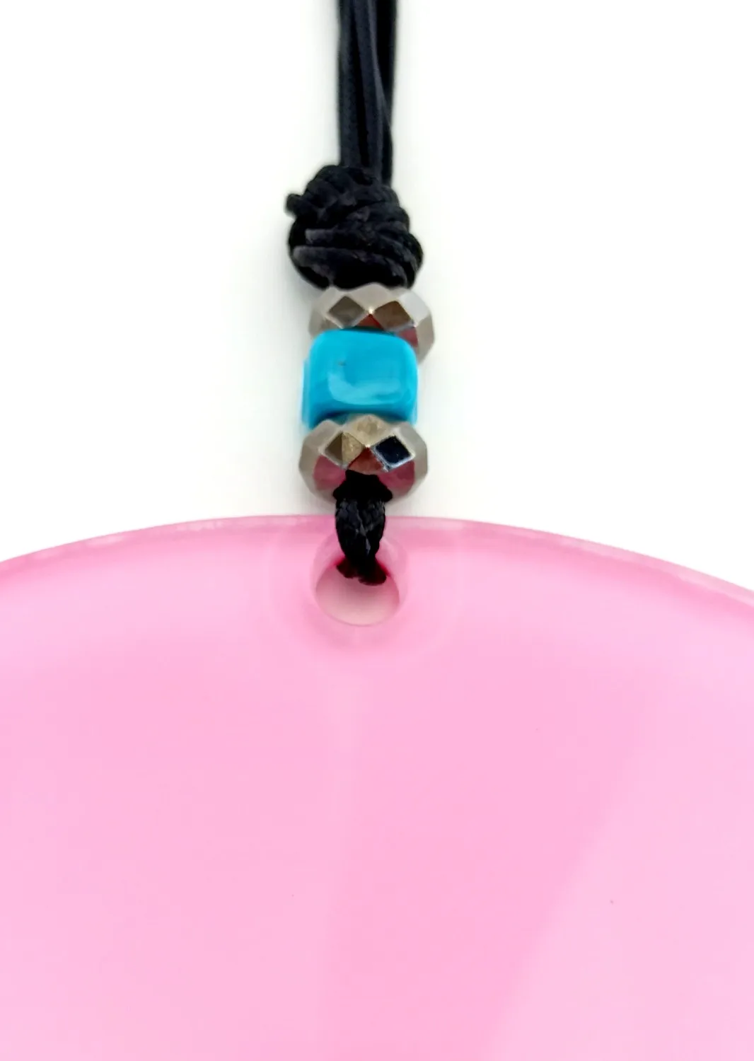 20 сантиметров украшение для стен из стекла ручной работы с бусинами розового