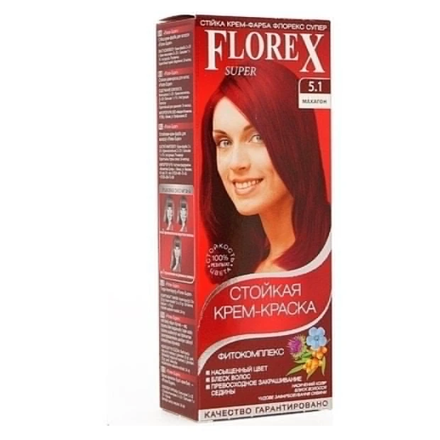 Краска для волос Florex Стойкая крем краска волос|Чаши смешивания красок волос| |