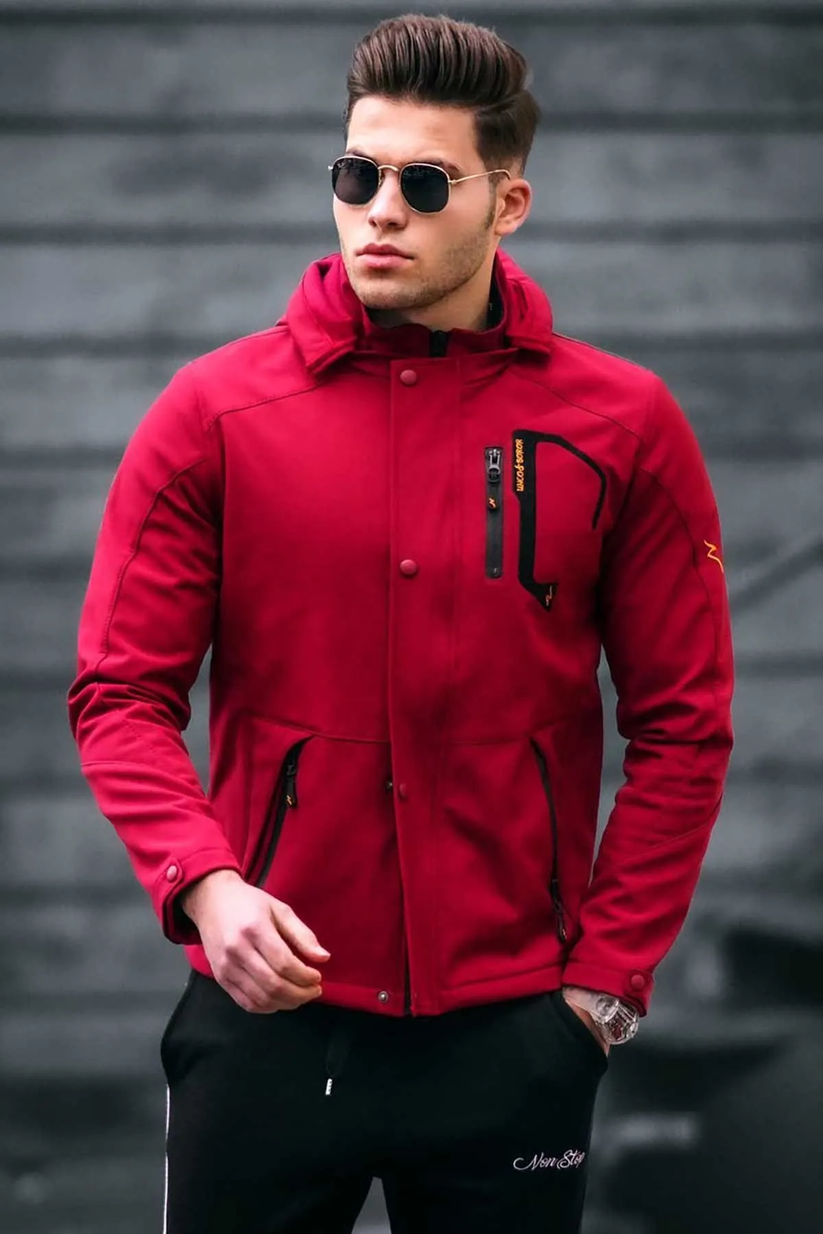 Men's Water and Wind-Resistant Navy Blue Men 'S Raincoat Winter jacket men 2021 fashion stand men's Parka jacket Mens Raincoat