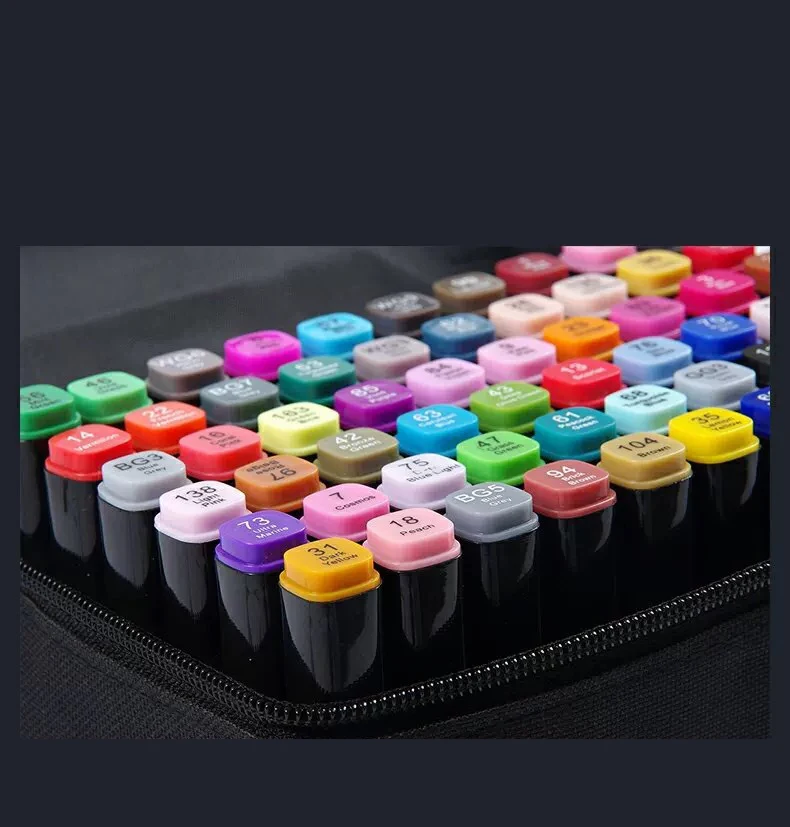Markers for sketching 48 60. Маркеры для скетчинга 60 цветов. художников Маркер