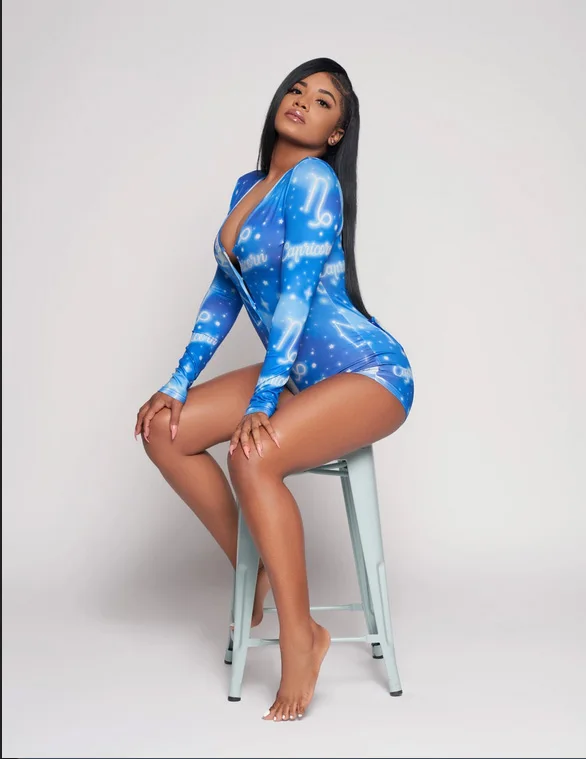 Зодиака летний легкий костюм с шортами Пижама-комбинезон для женщин пикантные