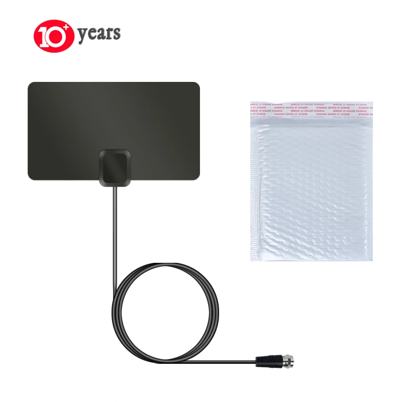 

Long Range Indoor Digital Flat HDTV Antenna 4K Freeview High Gain Universal Active HD TV DTV Box Aerial for DVB-T2 ISDB ATSC