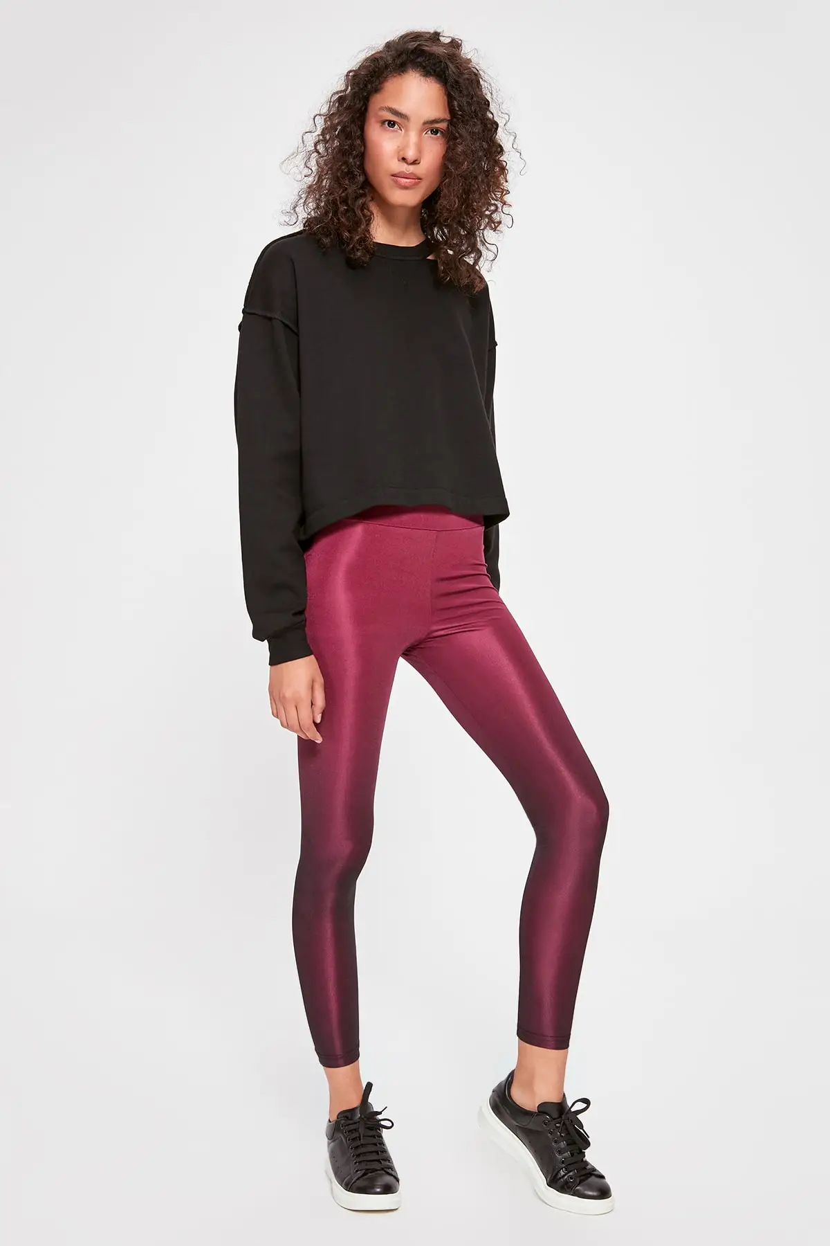 Trendyol Damson Gradient трикотажные леггинсы TWOAW20TA0062|Колготки| |