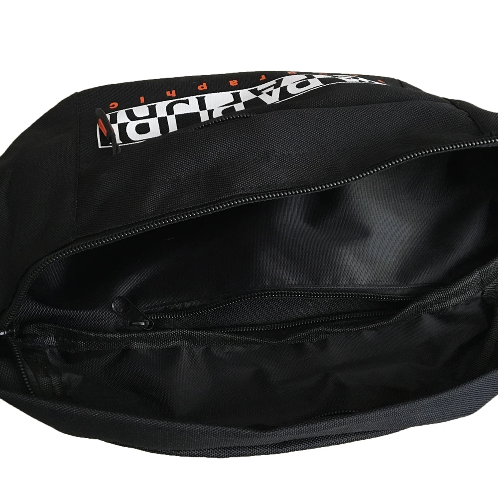 

Fashion Men's Waist Belt Bag Crossbody Black Zippered