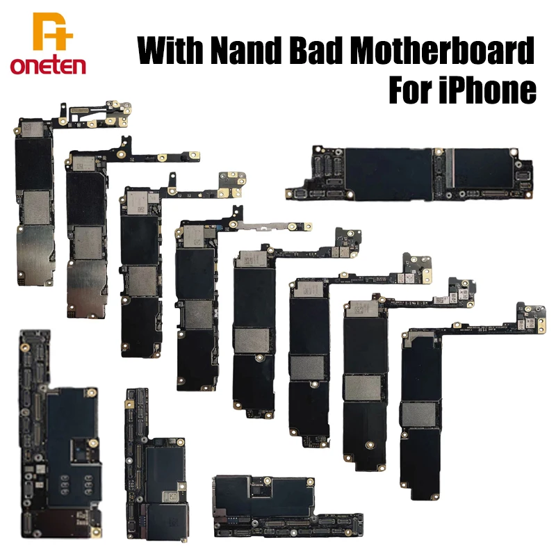 Полностью плохая материнская плата с Nand для iPhone 6 6S 7 8 Plus X XS XSM XR платой ремонта