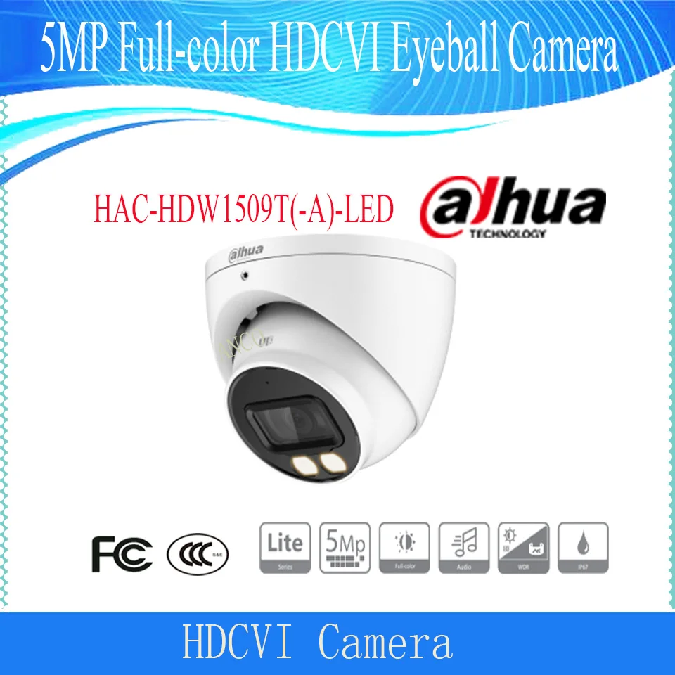 

Dahua DH-HAC-HDW1509T-A-LED 5MP полноцветная HDCVI камера для глазного яблока со встроенным микрофоном