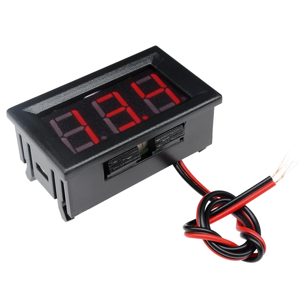 

0.56“ DC5V-120V Digital Module 2 Wire Voltmeter LED Display DC Volt Meter Voltage Tester Volt Detector Voltmeter