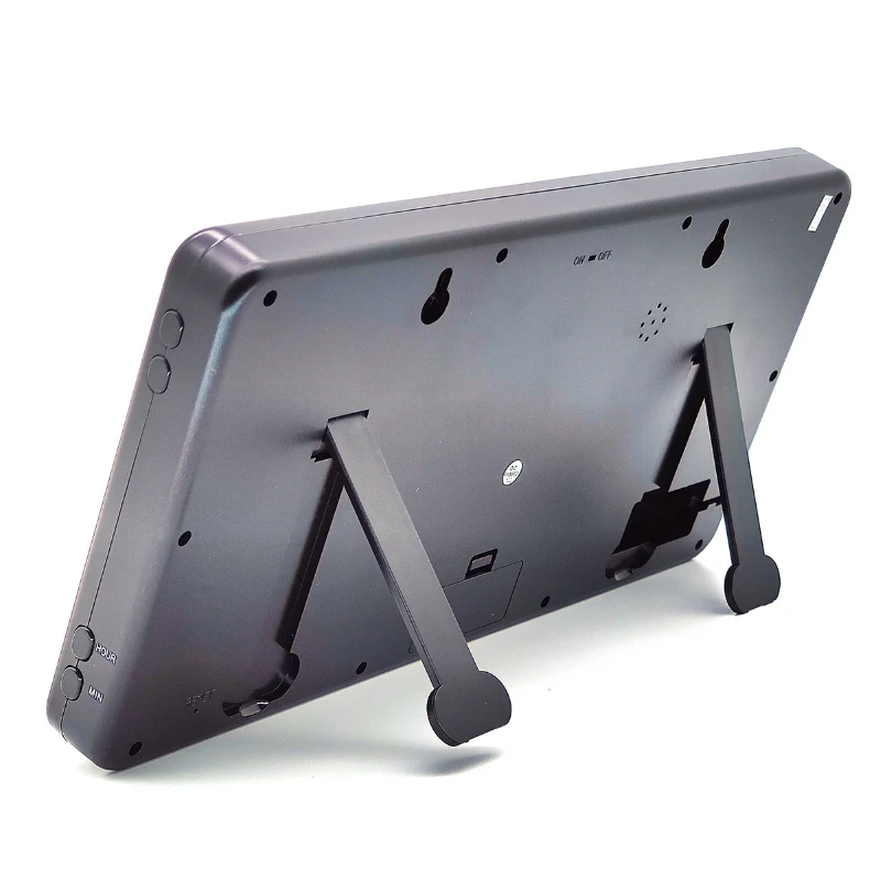 Цифровые настенные часы VST 780S-1 измерение влажности и температуры 33.5×17×3.5 см