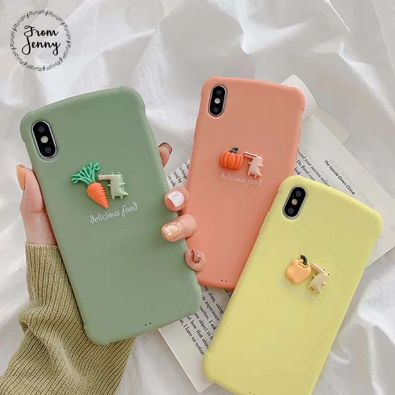 Трехмерный маленький крокодиловый Чехол для iPhone x xr xs max 6 6s 7 8 Plus|Бамперы| |