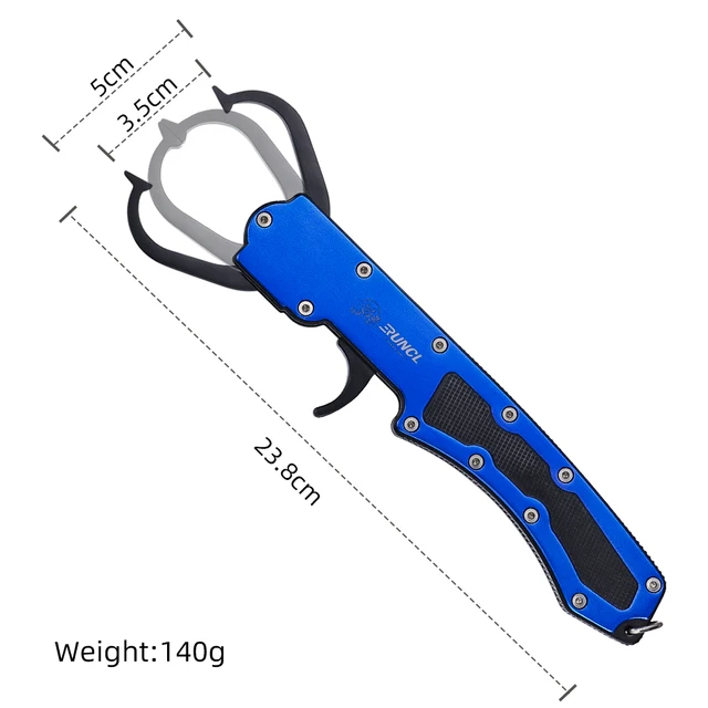 Runcl Best Aluminum Alloy Fishing Pliers Grip Loading Capacity 30kg No-Puncture Lip Gripper With Tensile Strong 6
