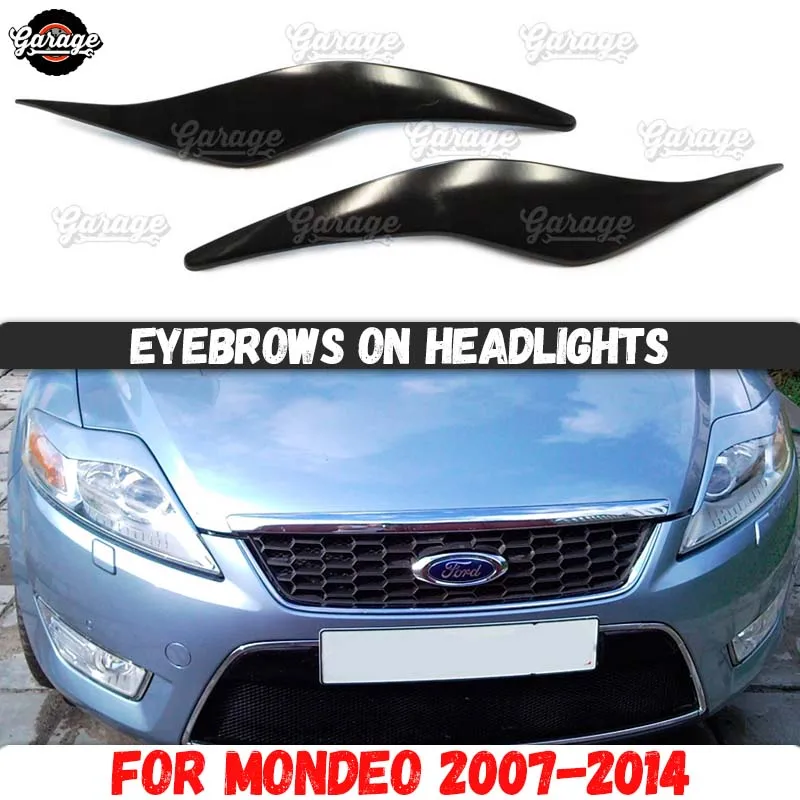 Веки для фар чехол Ford Mondeo 2007 2014 АБС пластик накладки на реснички и брови