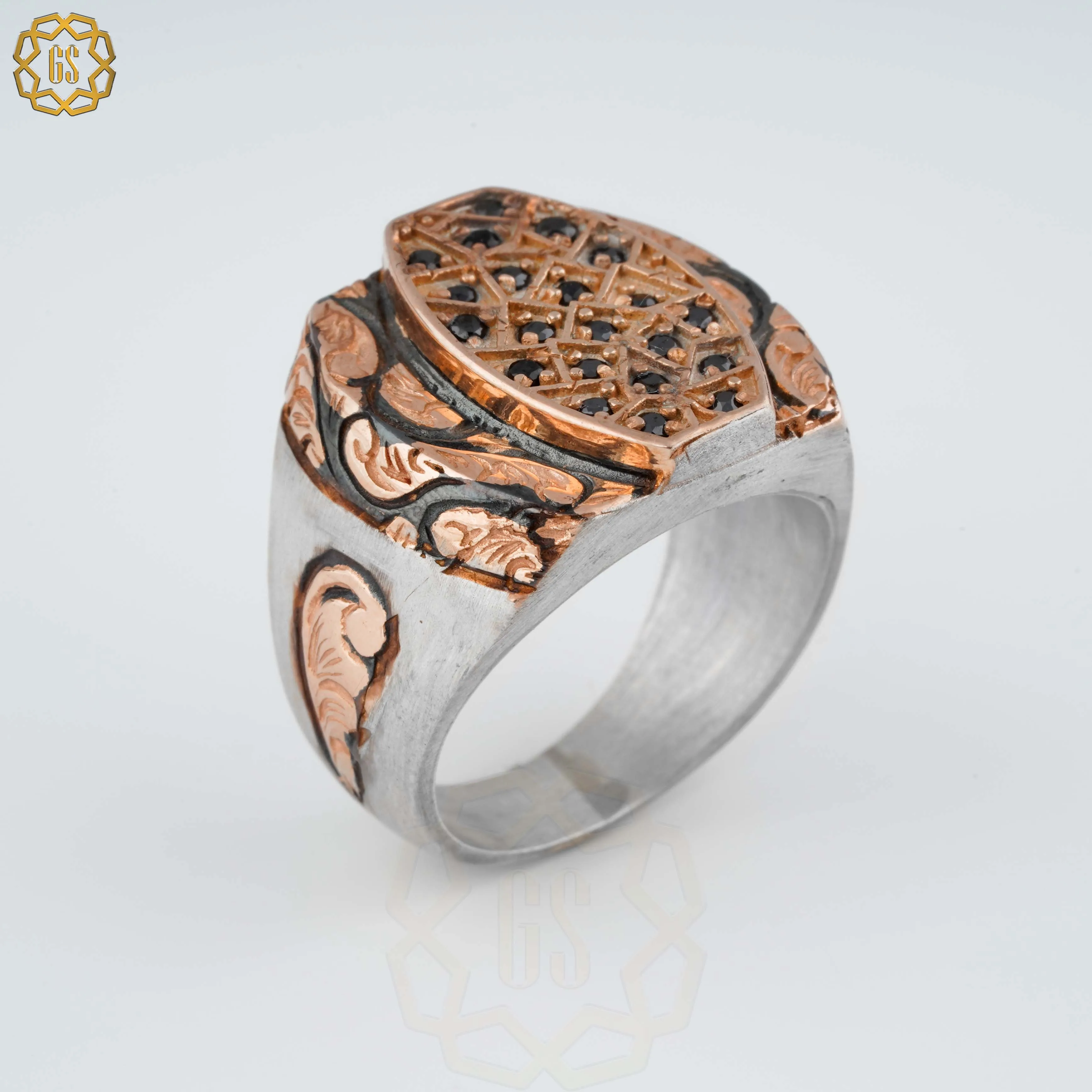 

Silver Ring For Men 925 Made in Turkey With Zircon Stone ..Turkish Jewelry .. Guaranteed High Quality