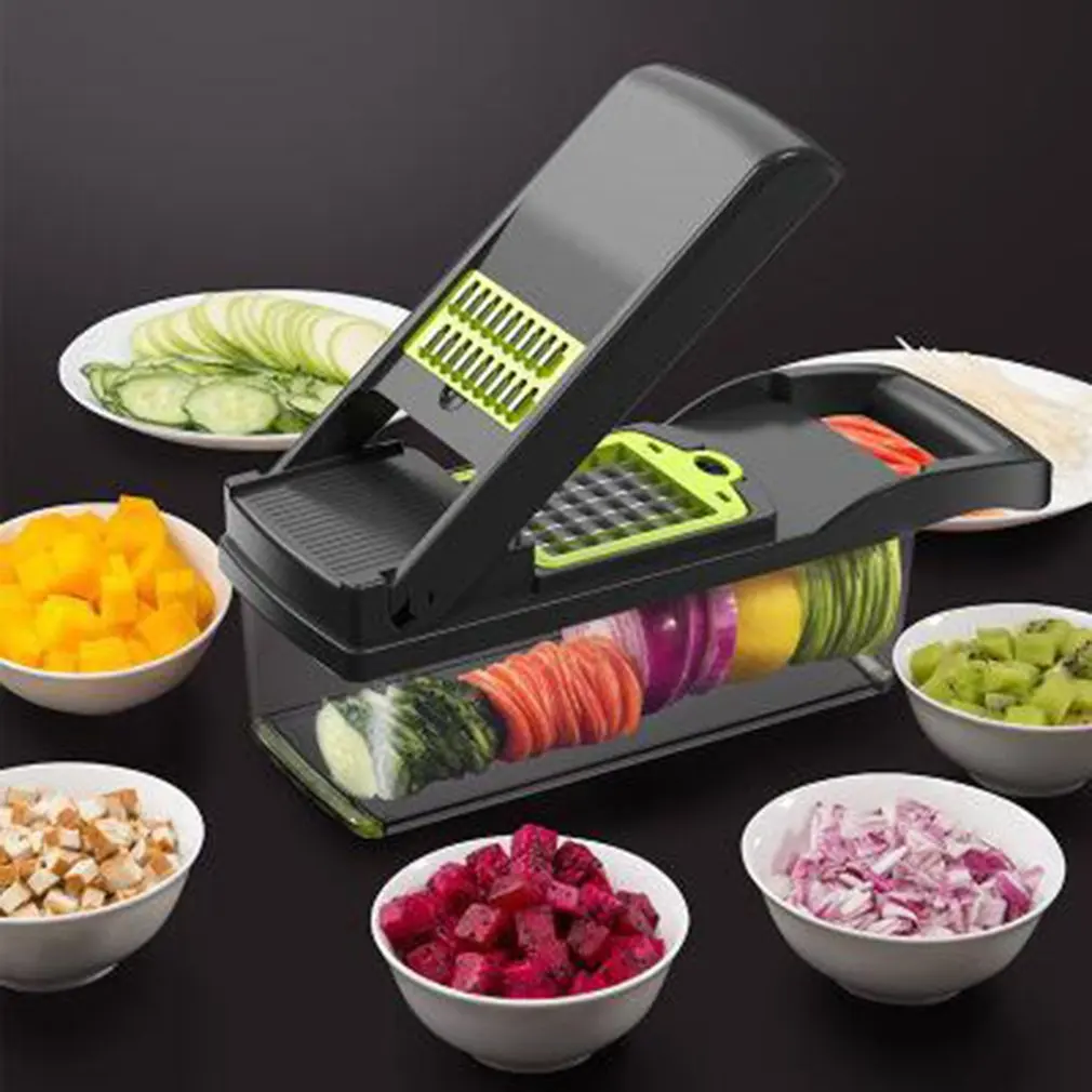 

Vegetable Cutter Multifunctional Vegetable Cutter Fruit Potato Peeler Grater Carrot Kitchen Accessories Basket Vegetable Cutter