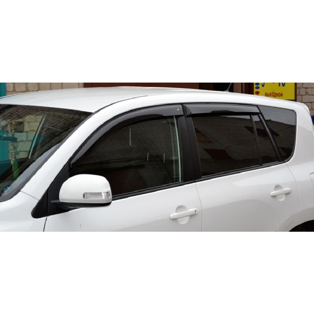 Дефлекторы окон Cobra Tuning T22006 на авто Toyota RAV4 3 lll 5 door 2006 2013 4 шт./комп. ветровики от