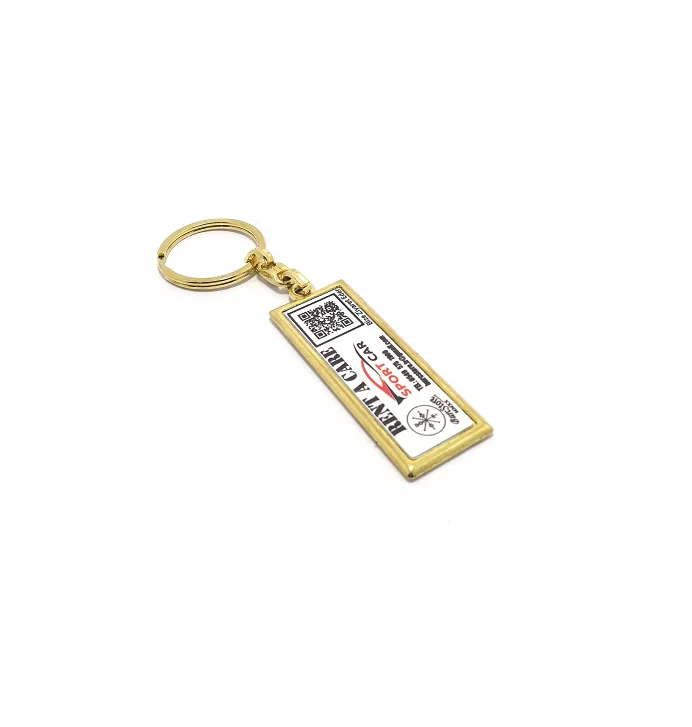 

Sublimation Silver Chrome Key Chain