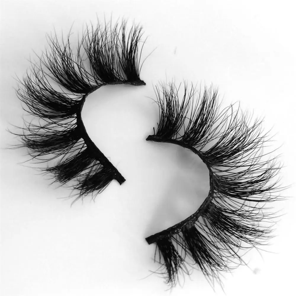 

LOVE THANKS 1 pair Mink Lashes 3D Mink Eyelashes 100% Cruelty free Handmade Reusable Natural Eyelashes Extension Makeup S21