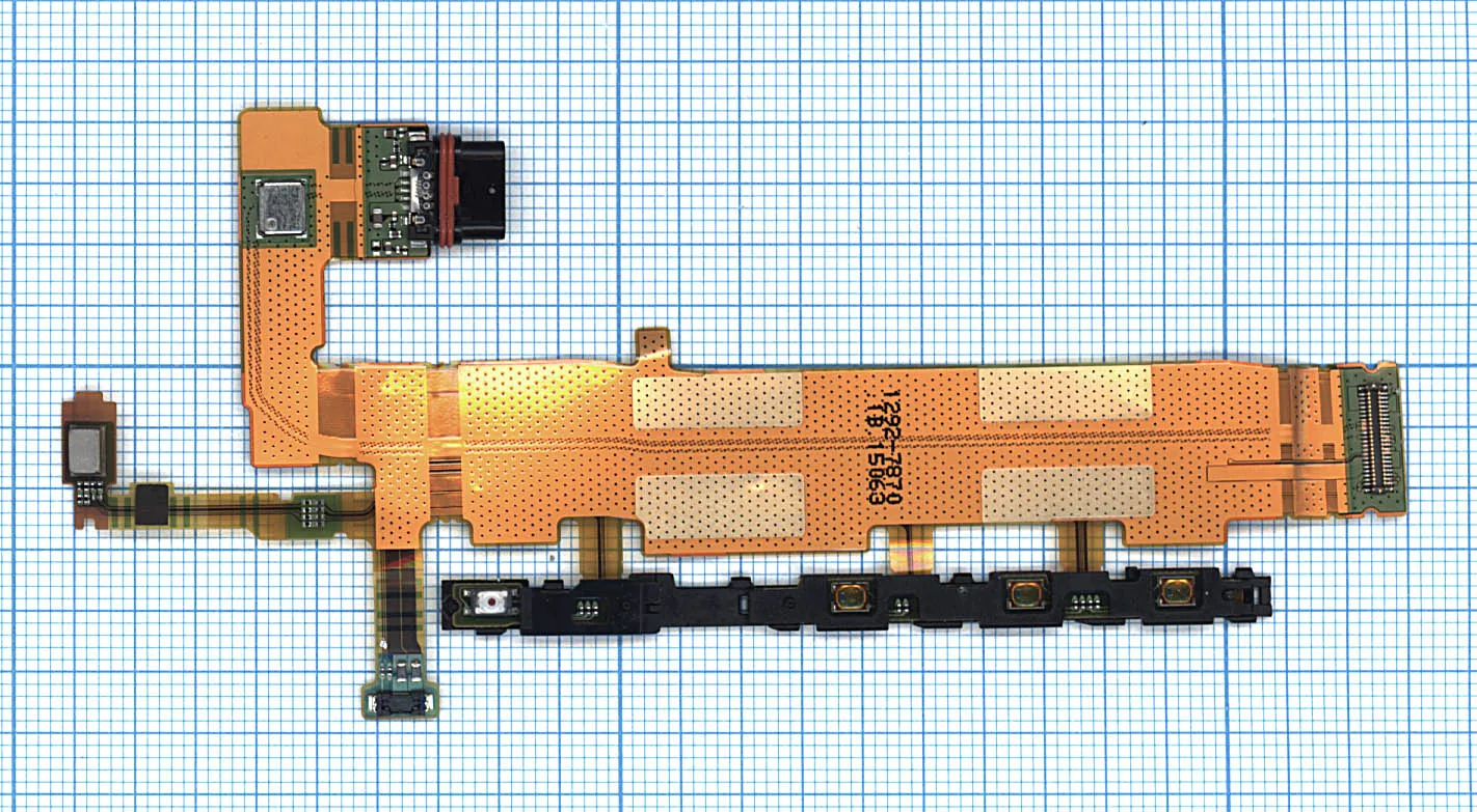 Flex cable power connector with microphone for Sony Xperia Z3 +/Z4 single SIM d6553 | Mobile Phone Cables