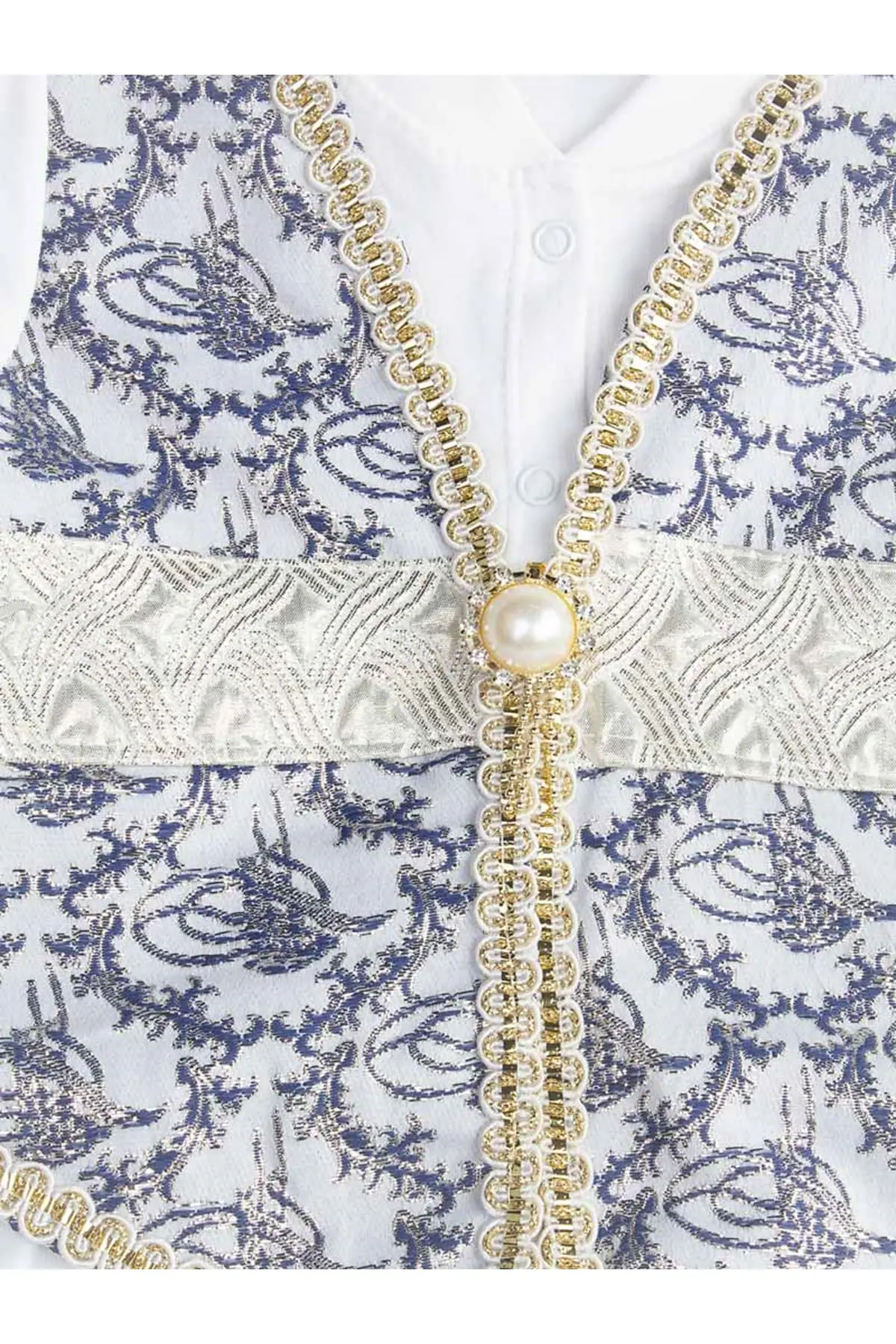 Baby Boy Rompers Navy Blue Mevlüt Prince Old Nostalgia Vintage Ottoman Special Occasions Stylish Babies Fashion Clothing |