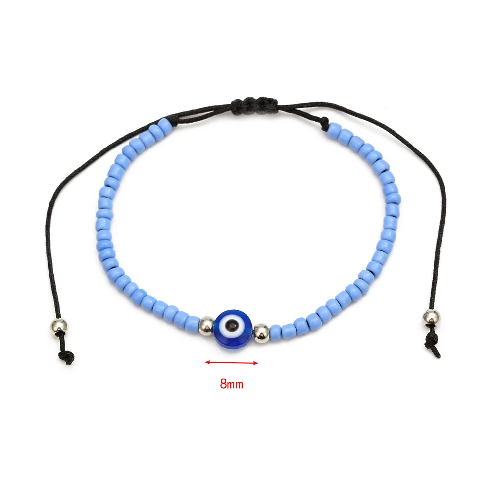 MEIBEADS 1 шт. бисер Миюки веревка для сглаза этнический браслет женщин эффектные
