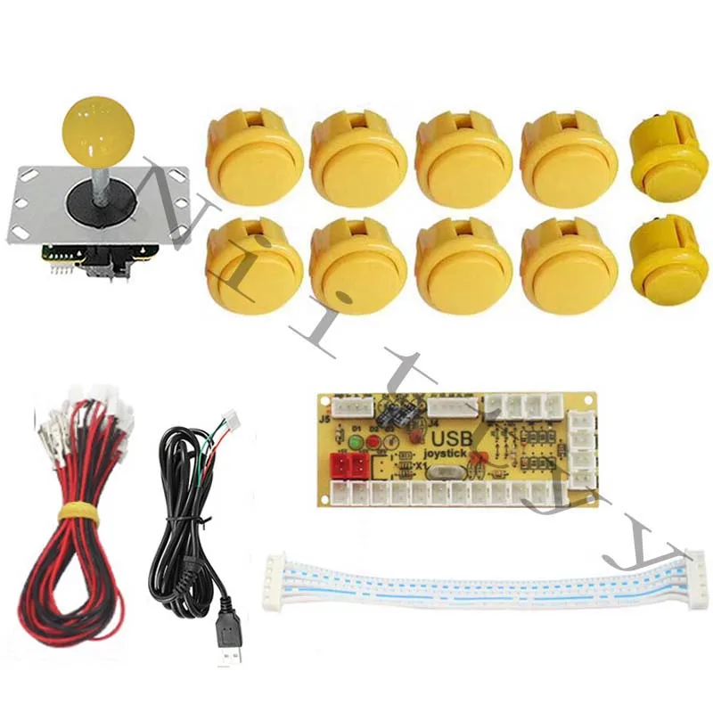 Аркадный джойстик DIY Kit Zero Delay Arcade USB Encoder Plus Sanwa Джойстик с кнопками Mame To PC PS3 5