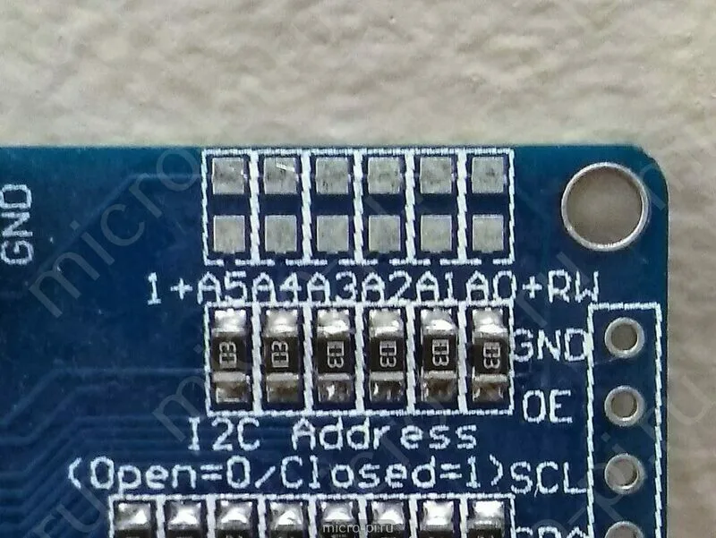 PCA9685 — 16-канальный 12-битный PWM/Servo драйвер с I2C интерфейсом |
