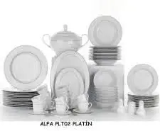 

Круглый обеденный набор schпера Альфа Платиновый Plt02, 85 шт.