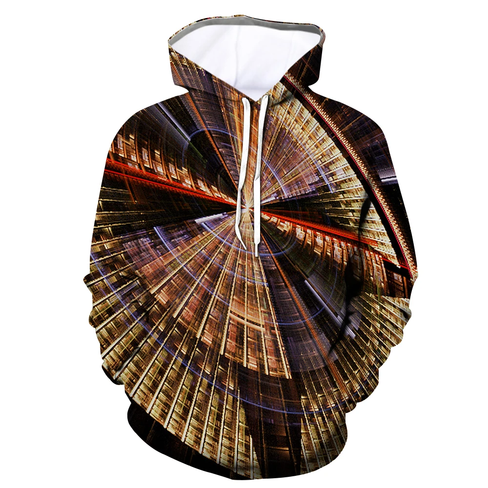 

2020 New High Quality Clock Spiral Pattern 3D Printed Casual Hoodie Men'S Fall Fashion Sports Hoodie Street Wear