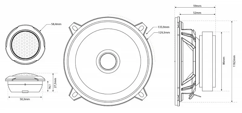 Колонки MTX TX250S |