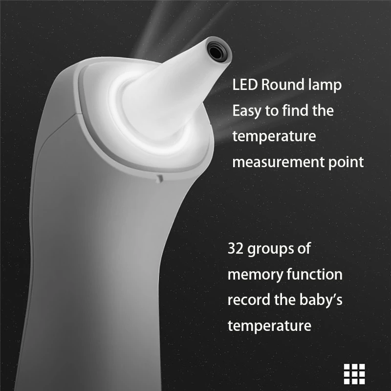 СВЕТОДИОДНЫЙ цифровой ушной термометр KONKA умный энергосберегающий пистолет с