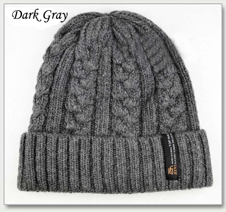 Wool Mens Winter Caps Set Of Head Cap Man Hat Outdoor Skiing Man Warm Protecting Hats Brand Sports Beanie Knitted  Hats For Men