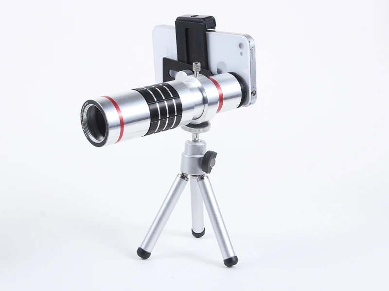 18X Zoom for iPhone 5&5s lens Mobile Phone lens Universal Telescope lens Long Focal Camera Lens with Mini Tripod Holder