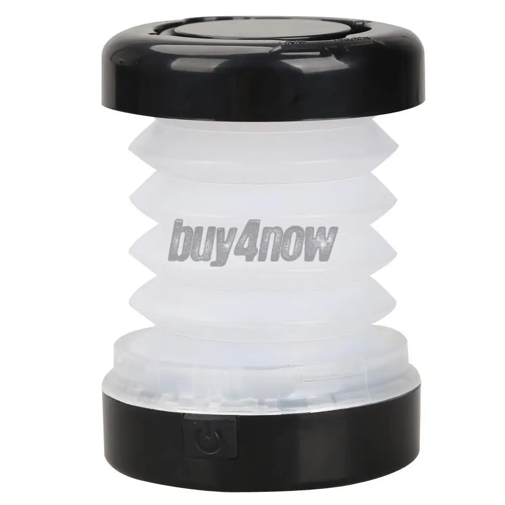 5 LED Waterproof Scalable Mini Camping Tent Light Outdoor Lantern Black 1STL