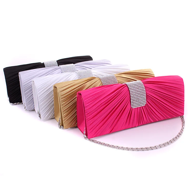 Korean design fashion rhinestones clutch bag evening bag for wedding and party