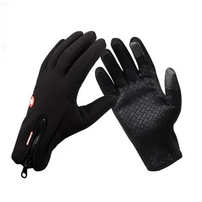 Gloves Ride Skiing Hiking Cycling Men Women Gloves Ride Camping  Outdoor Winter Windproof Fleece Touch Screen Gloves Size:S-XL