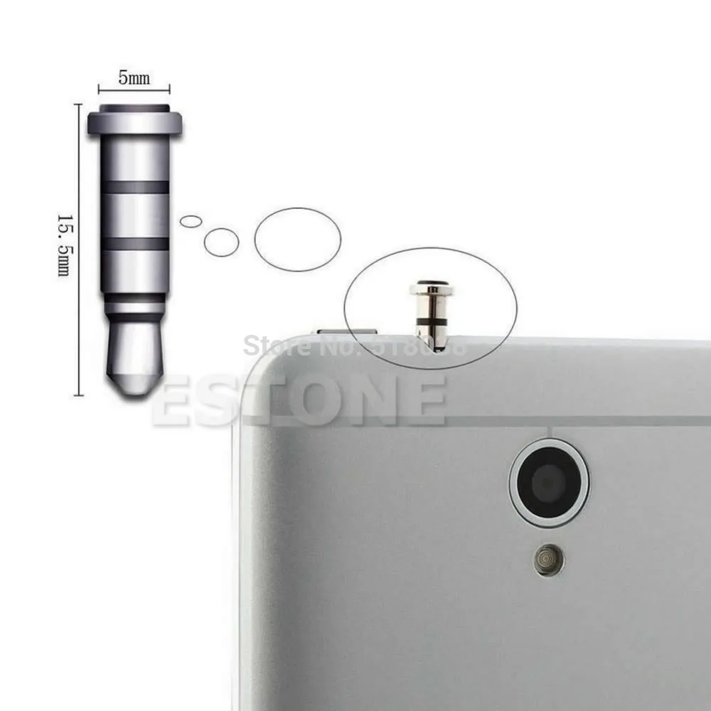 A251PC Klick Quick Button Dustproof Plug For Andriod Smartphone 3.5mm Jack free shipping