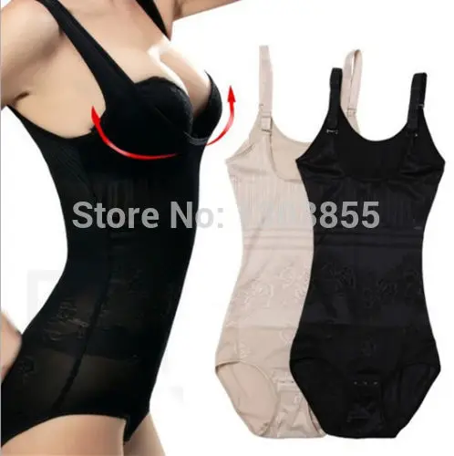 Hot Sell Woman Waist Cincher Tummy Corset Full Body Control Shaper Slimming Bodysuit Tops Underwear XL-XXL Free Shipping
