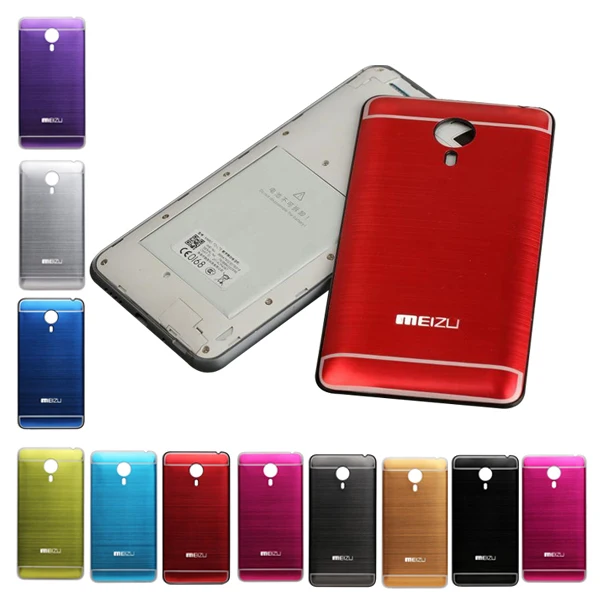 High Quality Metal Wire Drawing Battery Housing Door Back Cover Case For Meizu MX4 Free Shipping