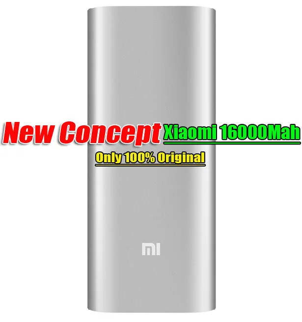 200 pcs Stock 100% Original Xiaomi Power Bank 16000mAh Xiaomi portable battery Doubt Output interface Xiaomi Phone Andriod phone