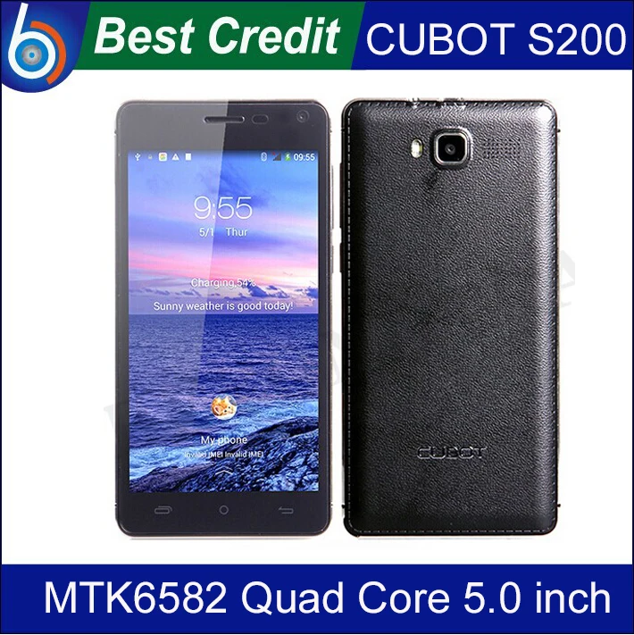 2014 New Original Cubot S200 Quad core MTK6582 1.3GHZ android 4.4 Mobile phone 5.0' IPS 8GB ROM 3300mah OTG Google Play/Kate