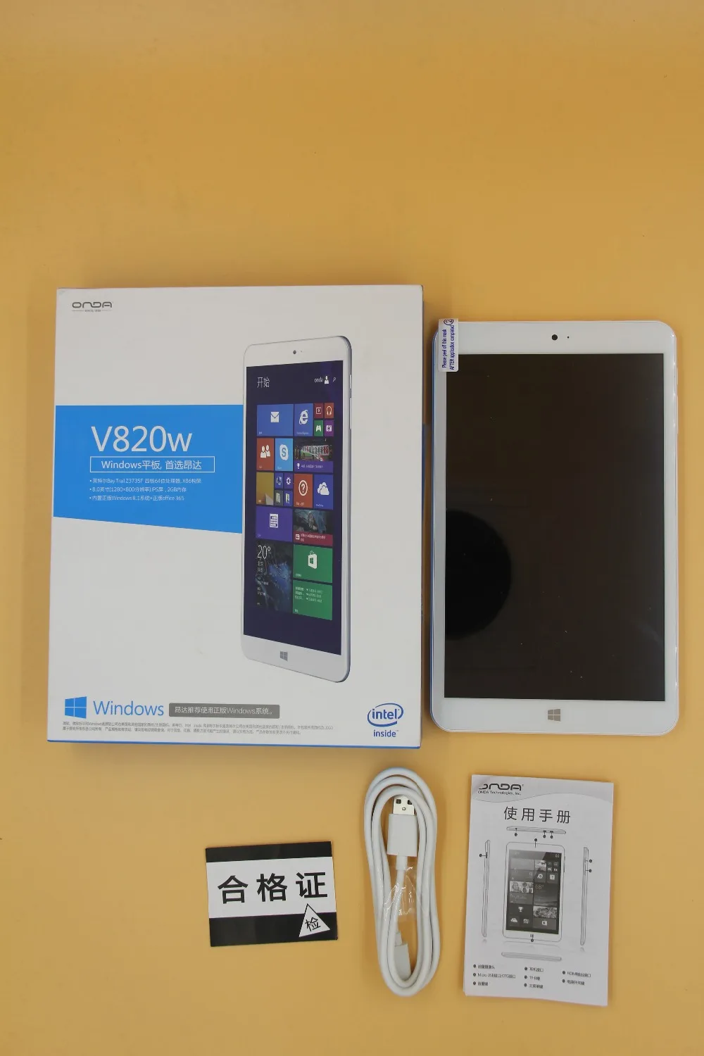 Onda V820W Win 8.1 Tablet PC 2GB RAM 32GB/16GB ROM 8" 1280x800 IPS Screen Z3735F Quad Core 1.83GHz OTG WIFI HDMI