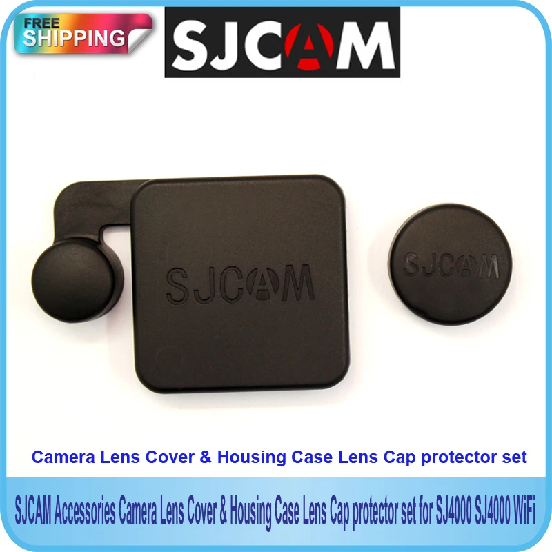 Free Shipping!! SJCAM Accessories Camera Lens Cover & Housing Case Lens Cap protector set for SJ4000 SJ4000 WiFi Sprot camera